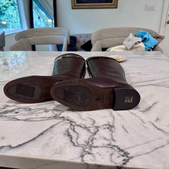 Brunello Cucinelli brown Leather Equestrian Riding Boots 36 - Picture 11 of 15